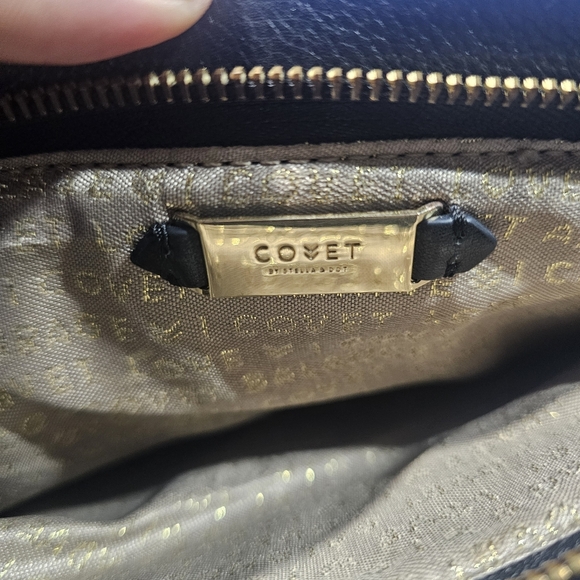 COVET STELLA & DOT CROSBY LEOPARD PRINT CALF HAIR CROSSBODY SHOULDER BAG CLUTCH - Picture 8 of 9